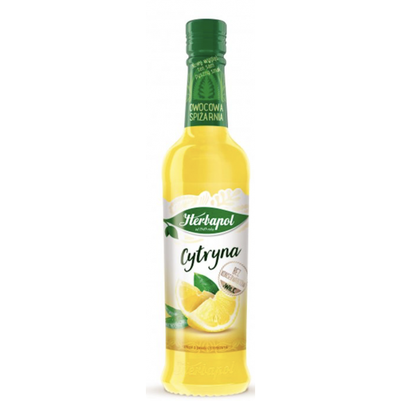 Lemon Syrup with Vitamin C and D, Cytryna Herbapol 420 mL