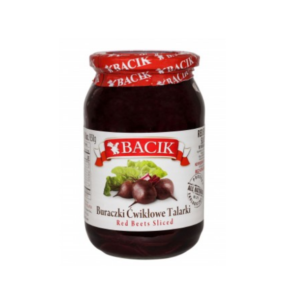 Bacik Red Beets Sliced in Vinegar Pickle 900mL