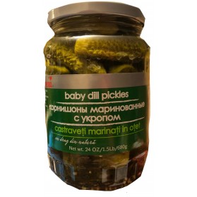 Raureni Baby Dill Pickles 680g