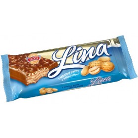 Lina peanut milk chocolate wafer 60 g