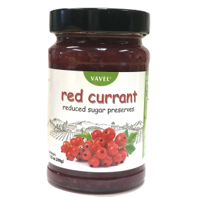 Vavel Red Currant Reduced Sugar Preserves 290g