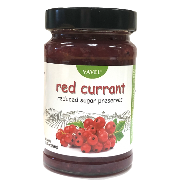Vavel Red Currant Reduced Sugar Preserves 290g