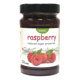 Vavel Raspberry Reduced Sugar Preserves 290g
