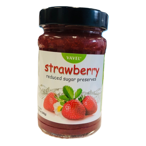 Vavel Strawberry Reduced Sugar Preserves 290g
