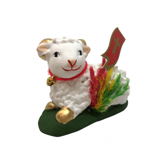 Easter Lamb Statuette No.3 (Handmade in Poland)