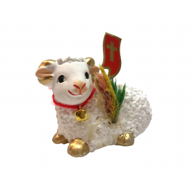 Easter Lamb Statuette No.6 (Handmade in Poland)