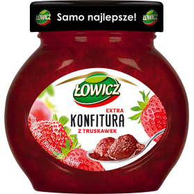 Strawberry Extra Confiture Lowicz 240g