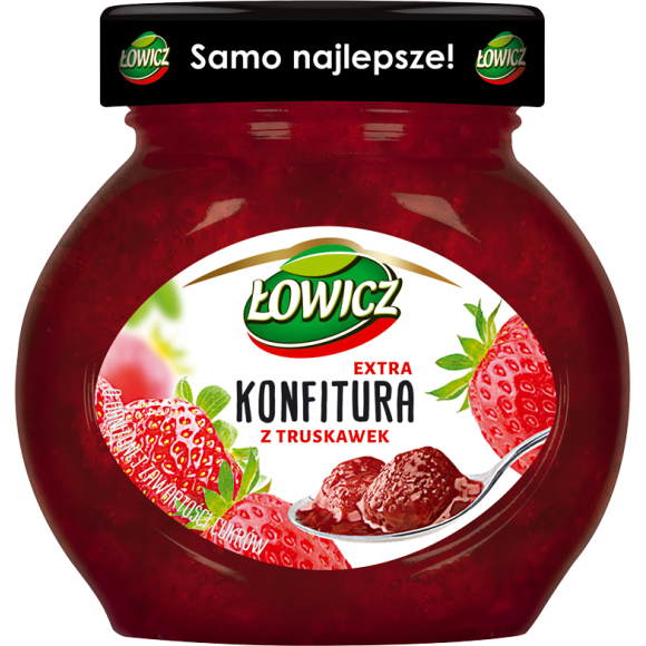 Strawberry Extra Confiture Lowicz 240g