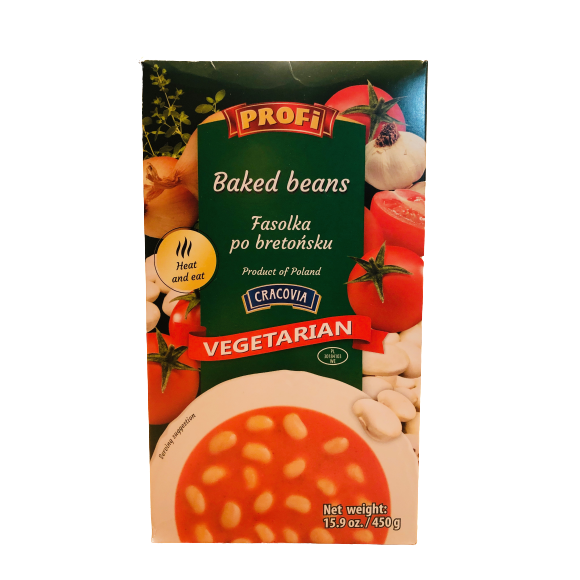 Baked Bean in Tomato Soup Vegetarian Profi 450g