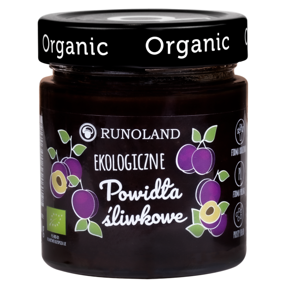 Organic Plum Butter Povidel, Runoland 230g