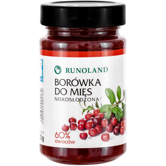 Lingonberry Preserves Low Sugar 220g Runoland