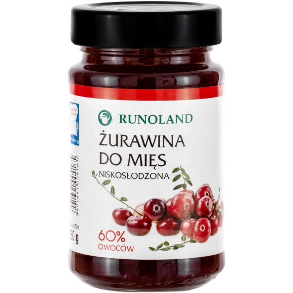 Cranberry Preserves Low Sugar 220g Runoland