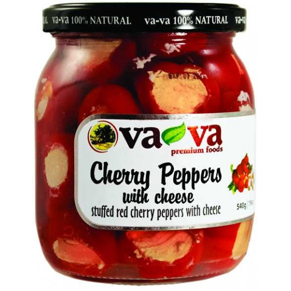 Cherry Peppers with Cheese 540g Vava
