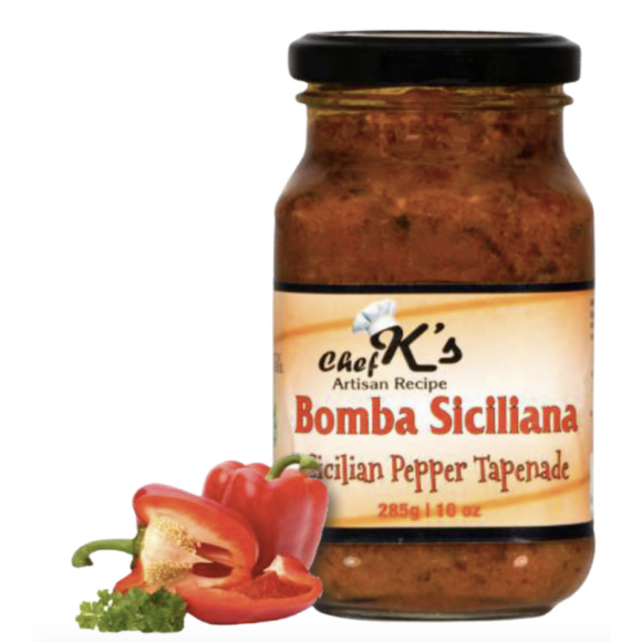 Sicilian Pepper Tapenade "Bomba Siciliana" 285g Chef K