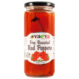 Fire Roasted Red Peppers 350g Vava