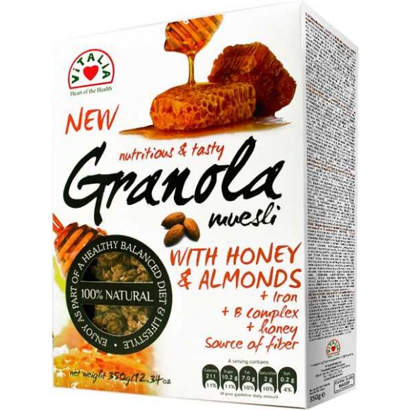 Granola with Honey and Almonds Vitalia 350g