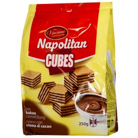 Napolitan Cubes with Cocoa Cream Filling Vincinni 250g