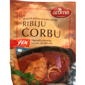 Vegetable Seasoning Mixture for Fish Stew "Riblju Corbu" 90g Aroma