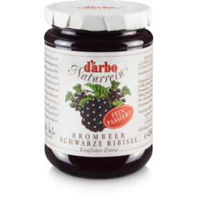 D'Arbo Blackberry/Black Currant Fruit Spread 454g/16 oz.