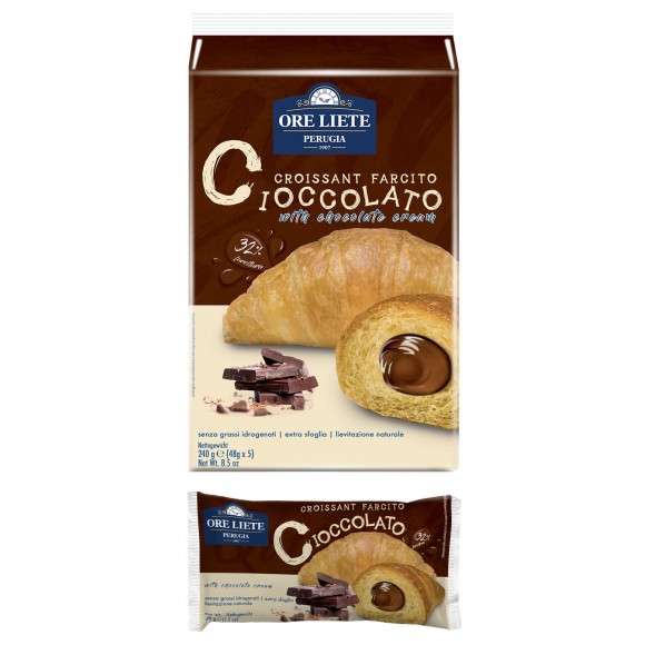 Cioccolato Chocolate Cream Croissant (Pack of 5) 5x48g