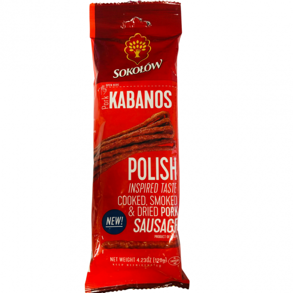 Pork Kabanos Polish Sokolow 120g