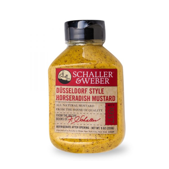 Dusseldorf-Style Horseradish Mustard, Schaller & Weber 9oz
