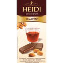 Amaretto, Milk Chocolate with Almonds hazelnuts and Almond Liquer, Heidi 90g Expires 08.2022
