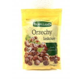 Whole Hazelnuts, Lasowe Orzechy, Bakalland 100g