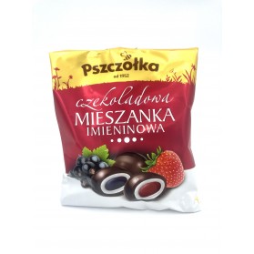 Caramel Candies with Strawberry/ Blackcurrant Filling, Pszczolka 100g