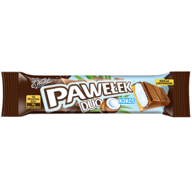 Wedel Pawelek Duo's, Dark Chocolate with Coconut 44g/1.5oz
