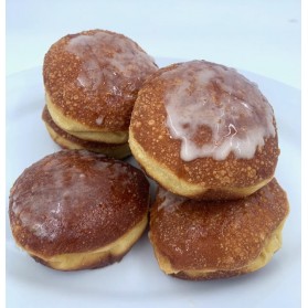 Pączki - Polish Style Donuts with Plum Jam Filling 6 pcs