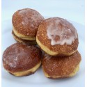 Pączki - Polish Style Donuts with Plum Jam Filling 6 pcs