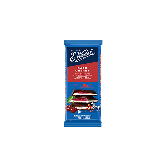 E. Wedel, Dark Chocolate with Cherry Filling 100g