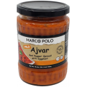 Ajvar Red Pepper Spread with Eggplants, Mild, Marco Polo, 3.4oz/550g