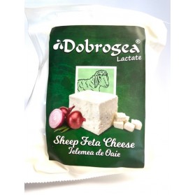 Sheep Feta Cheese, Dobrogea Lactate, Telemea de Oaie, 14oz/400g