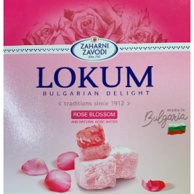 Lokum Bulgarian Delight, Rose Blossom, Zaharni Zavodi, 6oz/170g