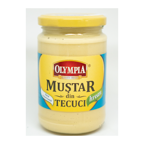 Mustard with horseradish, Olympia, 10.58oz/300g