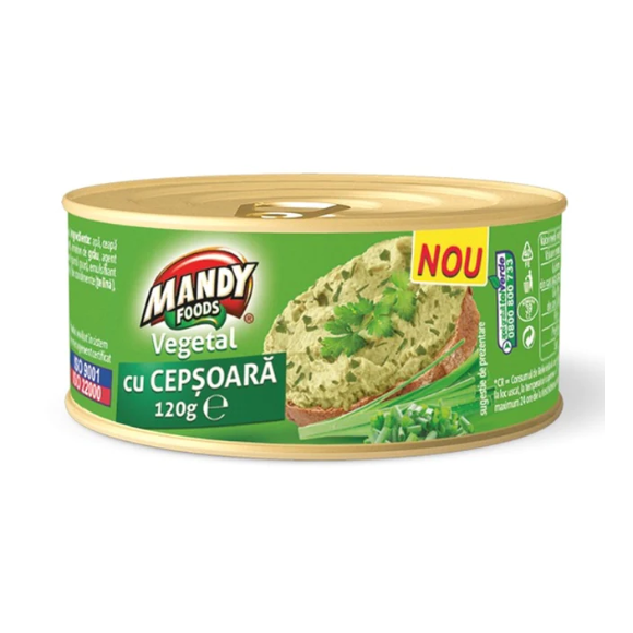 Vegetable Spread with Green Onions , Mandy Foods 120g