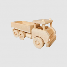 Wooden Pickup Truck Toy | 100% Natural Beechwood | Eco-Friendly Montessori Toy | Made in Europe