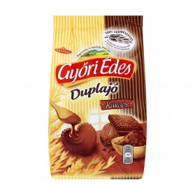 Győri Édes Duplajó Honey Biscuits Dipped in Cocoa 150g