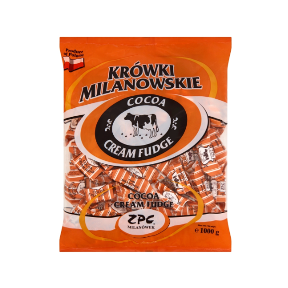 Krowki Milanowskie Chocolate Cream Fudge 300g Bag