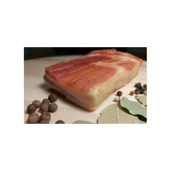 Pork Back Fat, Hungarian Smoked Fresh Bacon, Kenyerszalonna Approx. 0.5 - 0.8 lbs