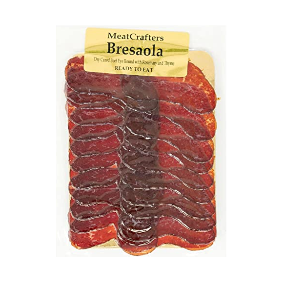Bresaola, Dry Cured Beef, 2oz, Meat Crafters