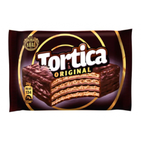 Tortica Original, Wafer with Chocolate, Kras, 25g-0.8oz