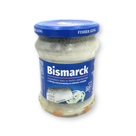 Bismarck marinated herring fillets, Fisher King, 400g/14.1oz