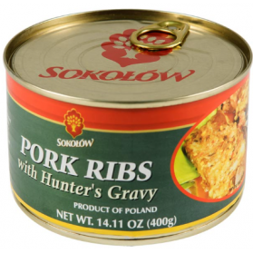 Pork Ribs with Hunter's Gravy/Zeberka w Sosie Mysliwskim/Sokolow/14.11oz(400g)