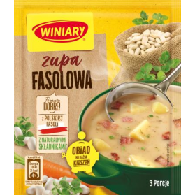 White Pea Instant Soup/ Zupa Fasolowa/Winiary/63g