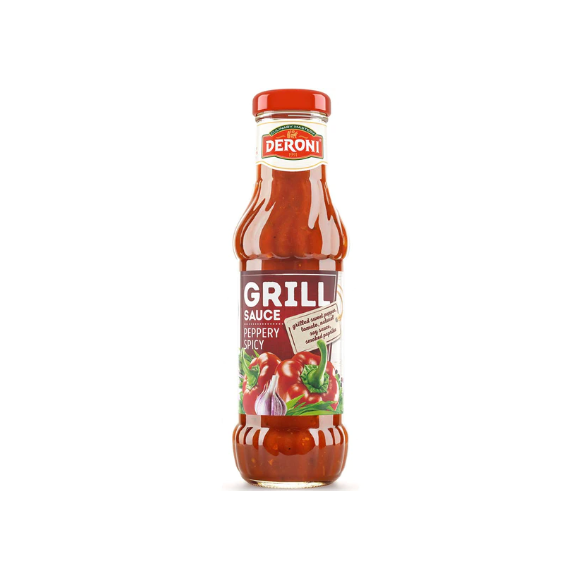 Grill Sauce Peppery Spicy, Deroni,320g