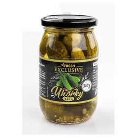 Pickles, Uhorky 3-6cm, Fresh Exclusive, 11.99oz(340g)