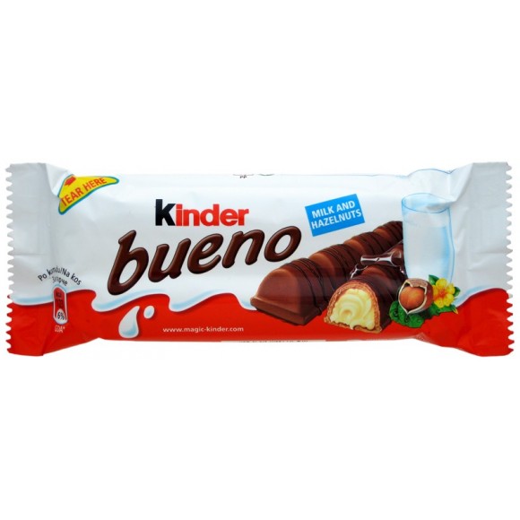 Ferrero Kinder Bueno Wafer Cookies, 1.5 Ounce 